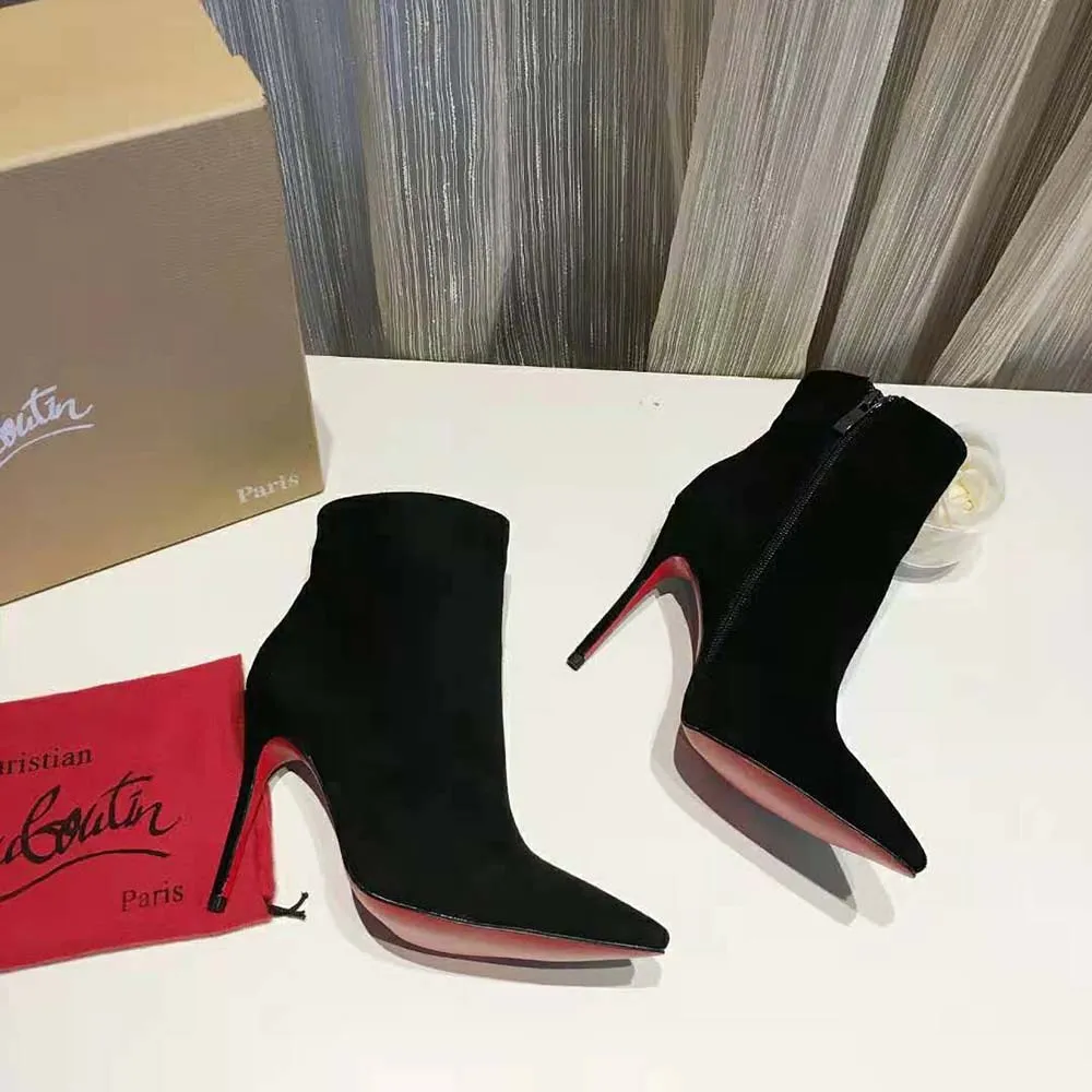 CHRISTIAN LOUBOUTIN MUJER ELOISE BOOTY TACóN 100 MMNEGRO