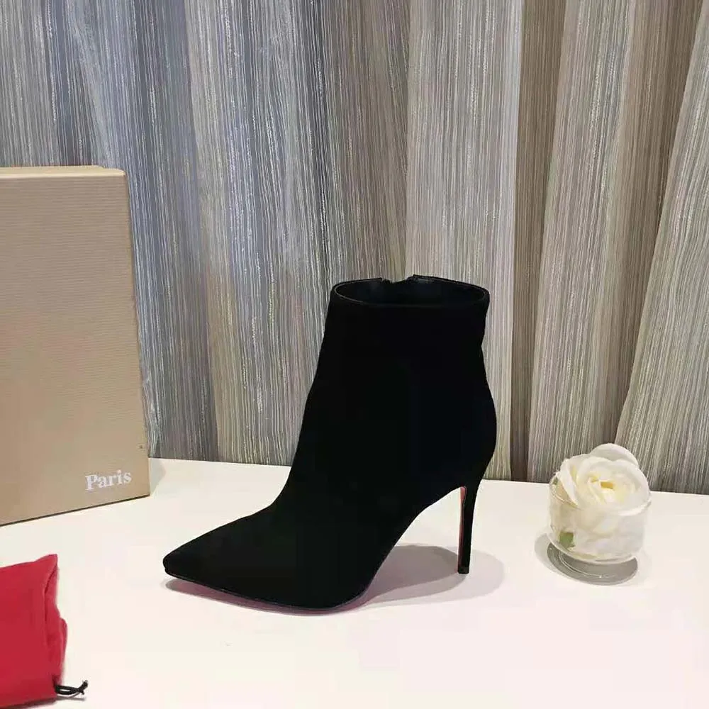 CHRISTIAN LOUBOUTIN MUJER ELOISE BOOTY TACóN 100 MMNEGRO