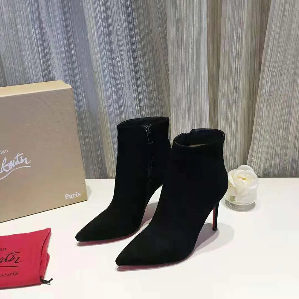 CHRISTIAN LOUBOUTIN MUJER ELOISE BOOTY TACóN 100 MMNEGRO