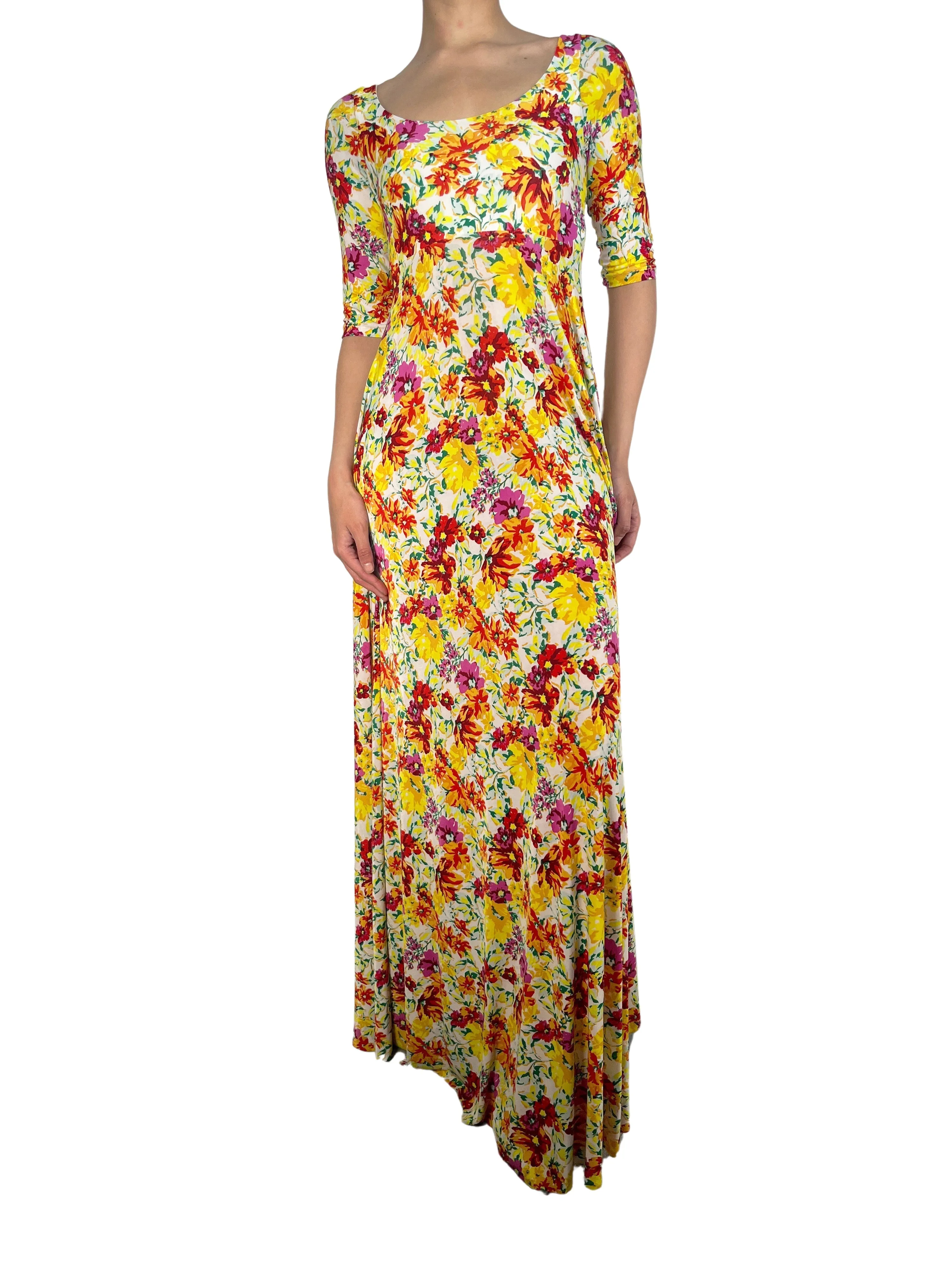 CLARA EDWARDS Vestido Estampado Multicolor