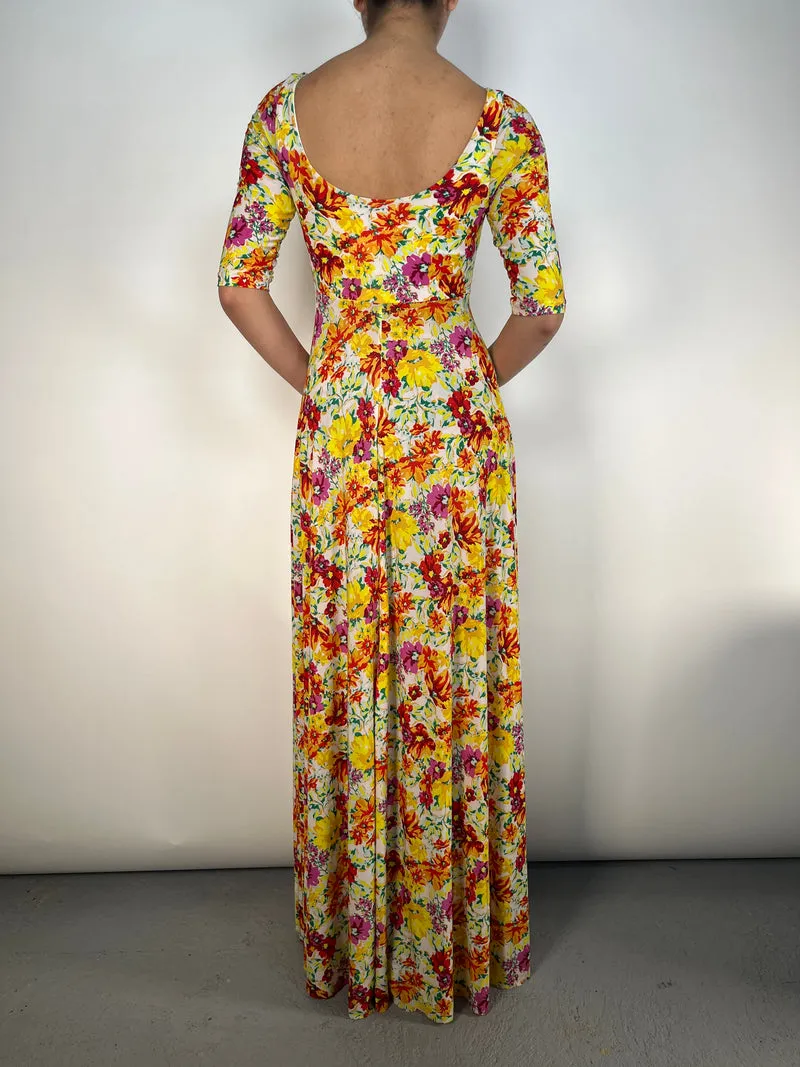 CLARA EDWARDS Vestido Estampado Multicolor