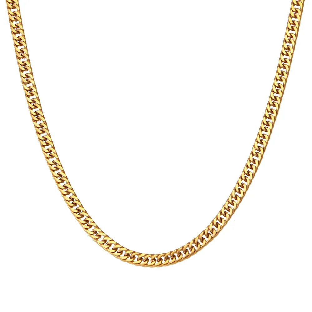 Collar Cuba Oro (Varias Medidas)