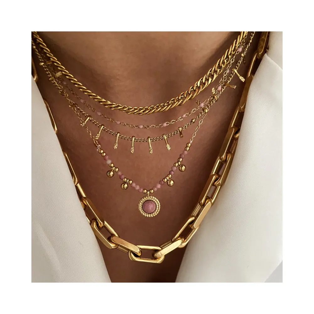 Collar Cuba Oro (Varias Medidas)