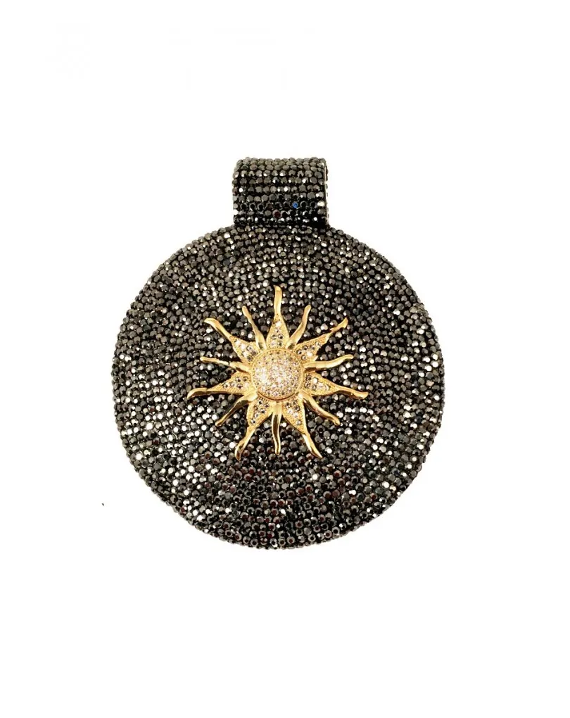COLLARES LARGOS DE ALTA BISUTERIA CON MEDALLON DE SWAROSKY