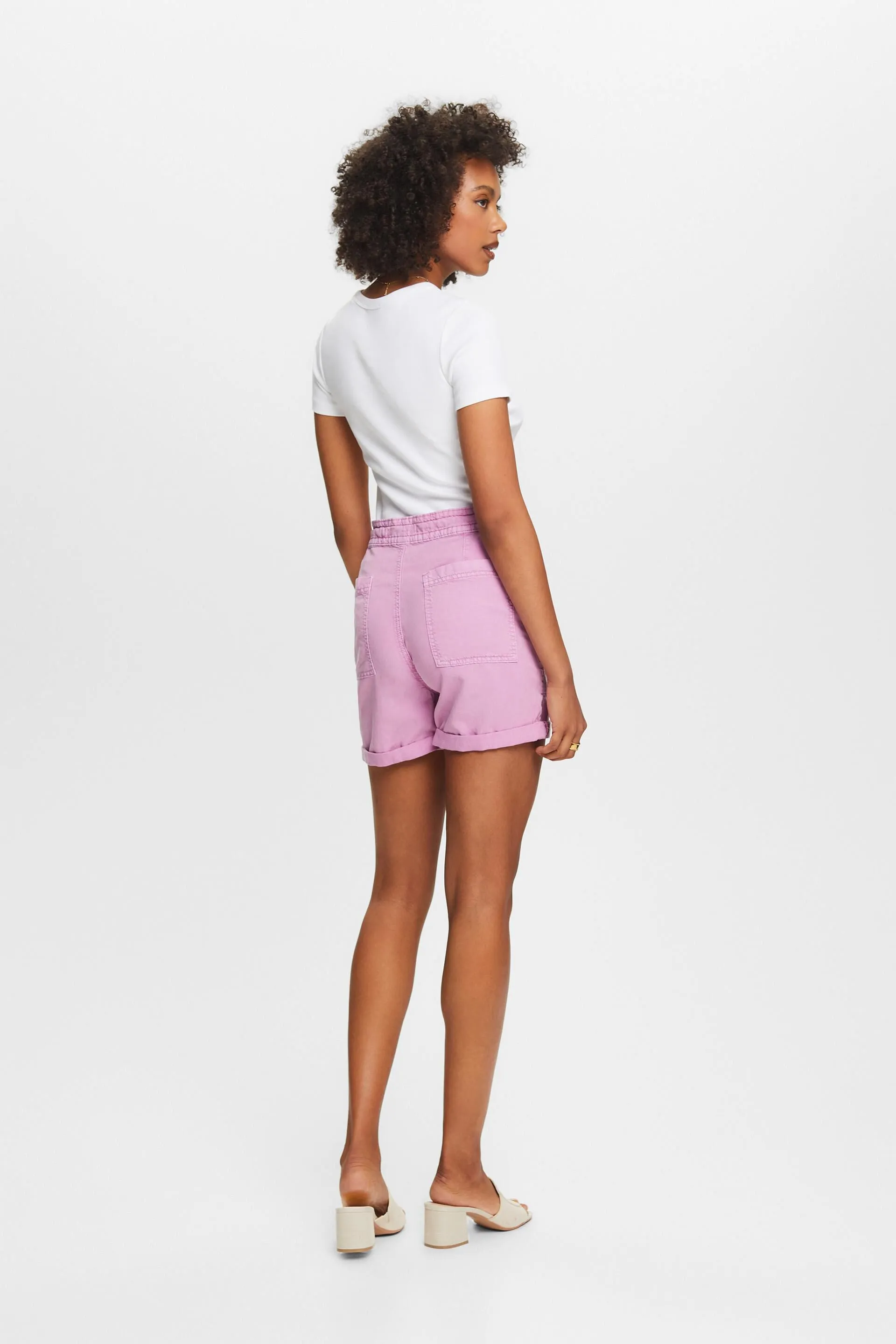 Con cáñamo: Pantalones cortos con cordón