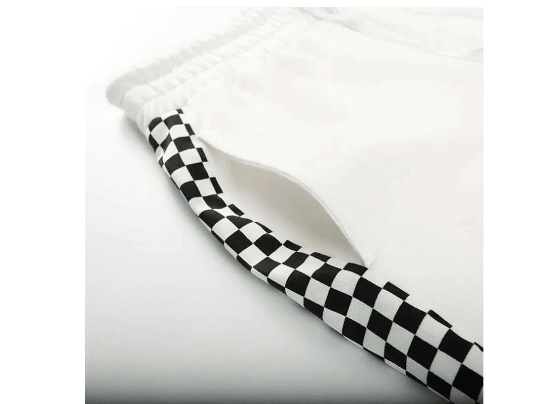 Conjunto chándal estampado ajedrez