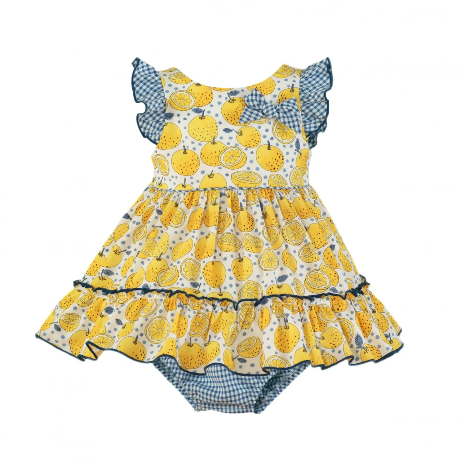 Conjunto Jesusito y braga con estampado limones