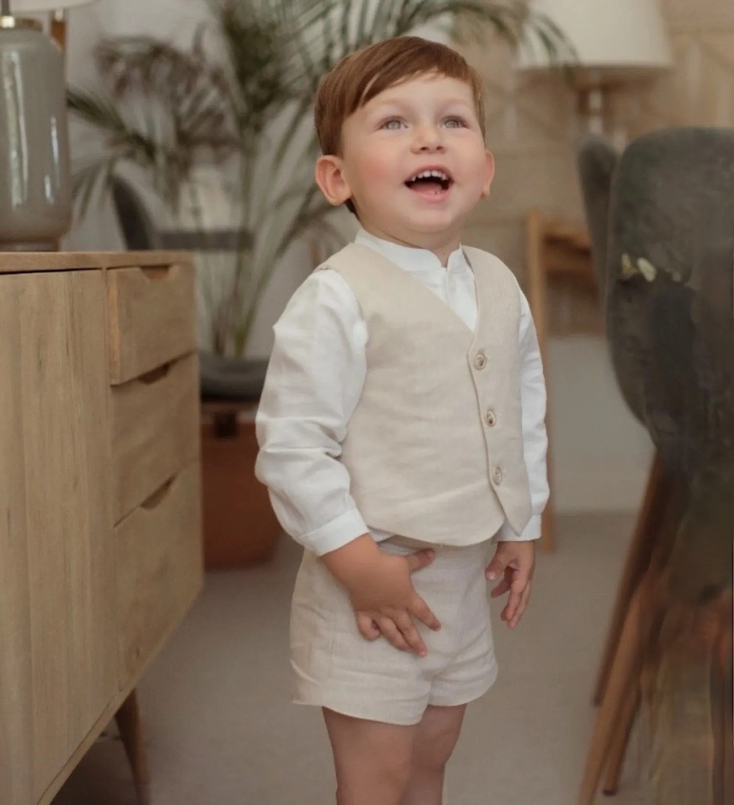 Conjunto tres piezas para niño. Ceremonia