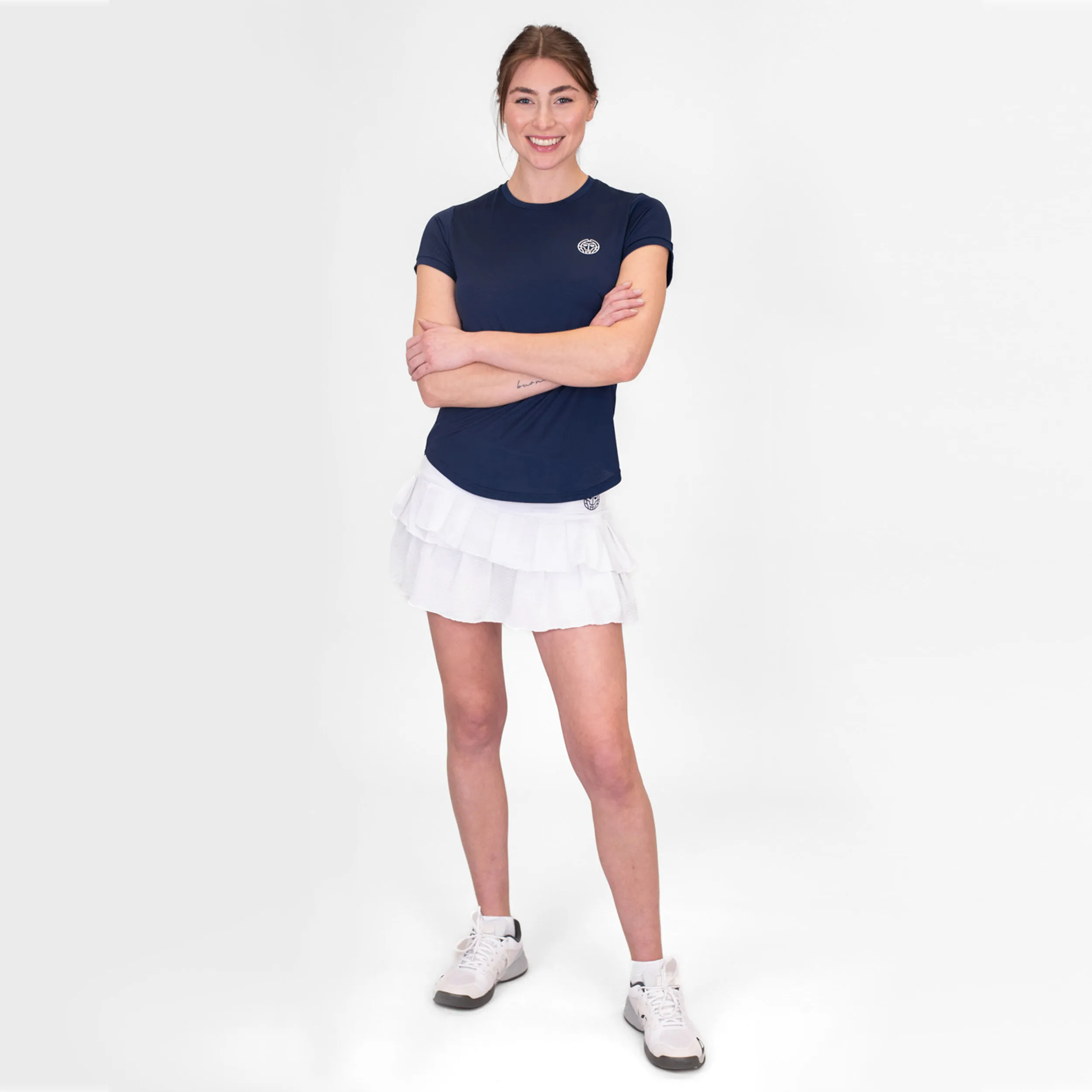 Crew Pleated Falda Mujeres