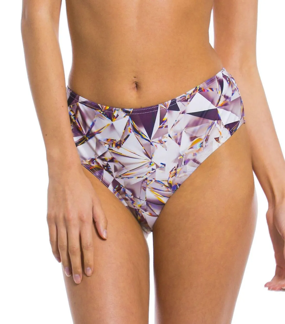 Cristal de cintura alta bikini breve