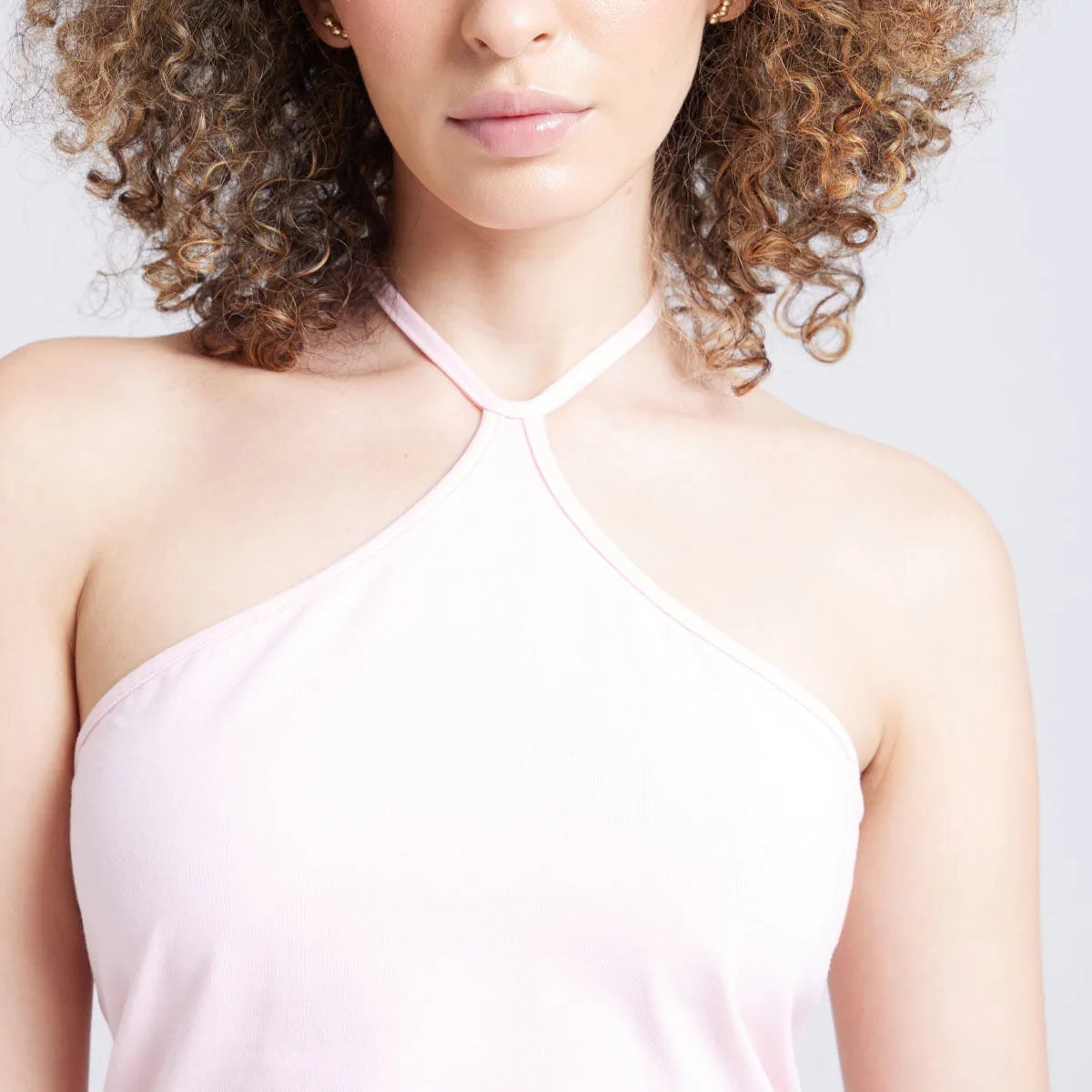 Crop Top Con Cuello Halter