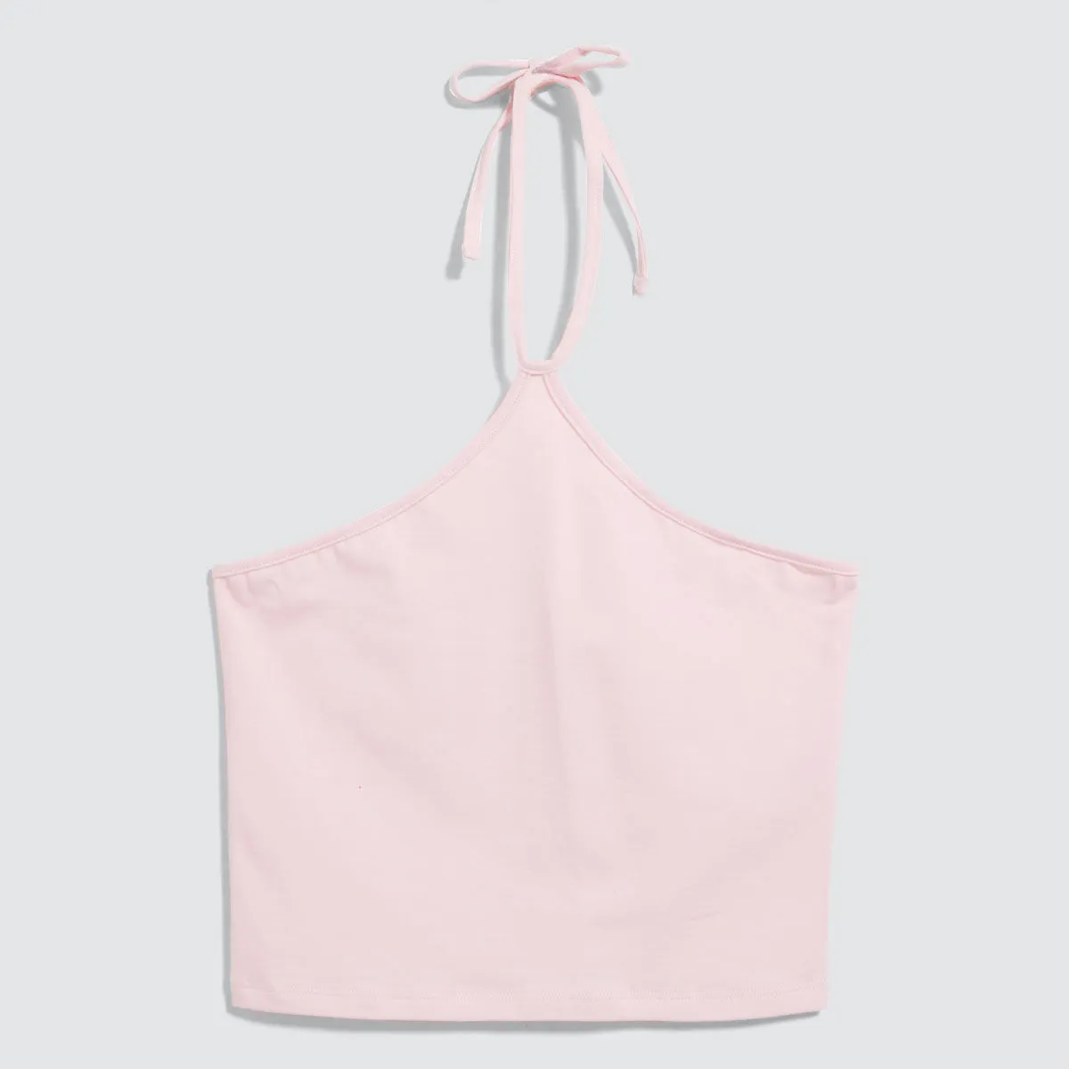 Crop Top Con Cuello Halter