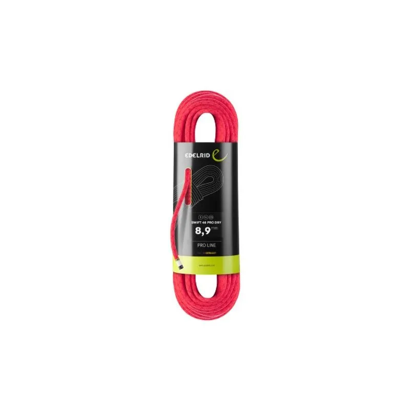Cuerda triple estándar Edelrid Swift 48 Pro Dry 8,9mm (rosa)