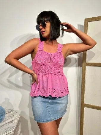 Cuerpo Crochet CHIANA Rosa