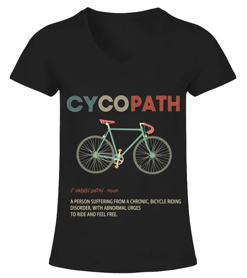 CYCOPATH DEFINITIOPN Camiseta cuello pico Mujer