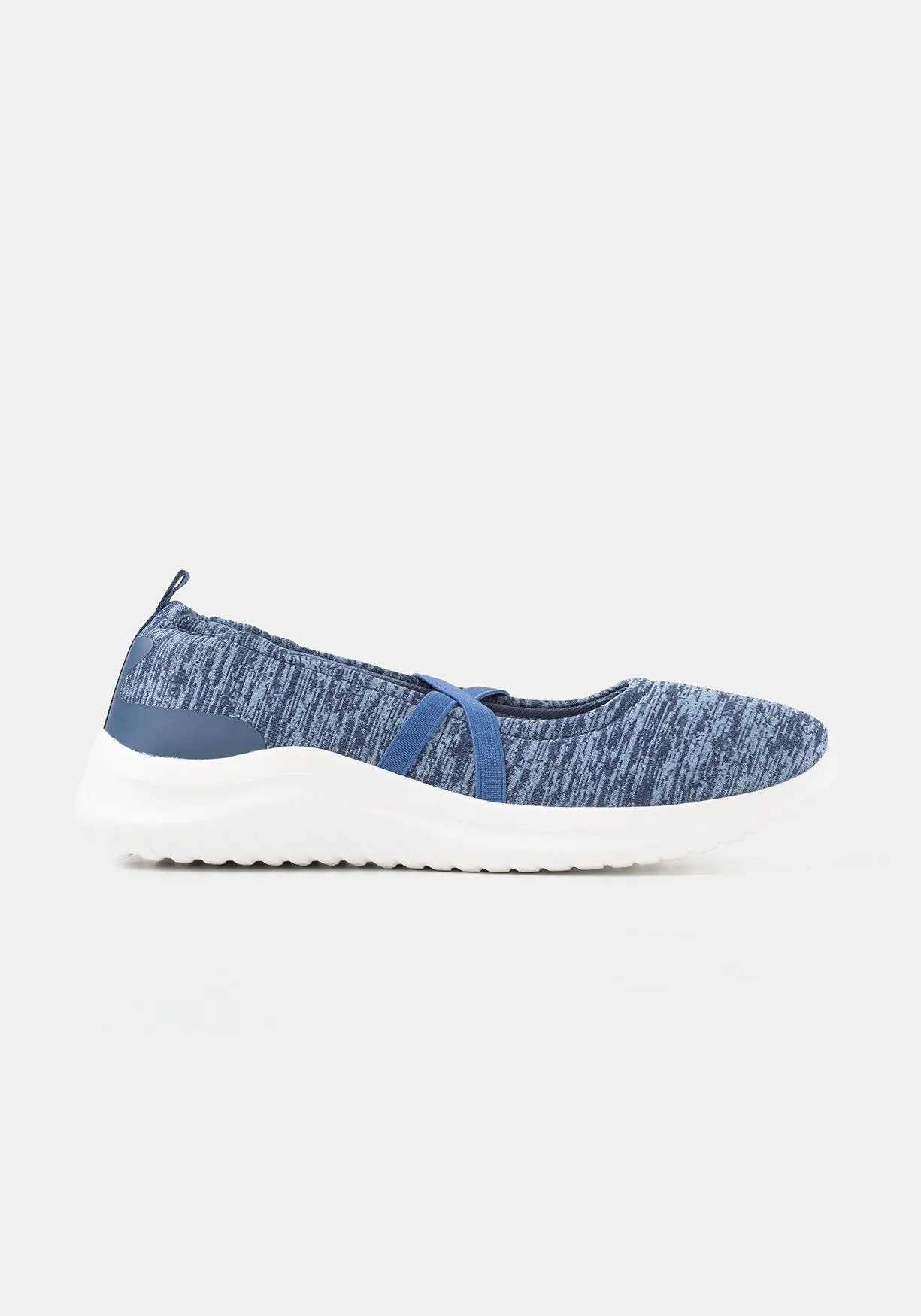 Deportivos bailarina con tiras elásticas Memory Foam de Mujer TEX