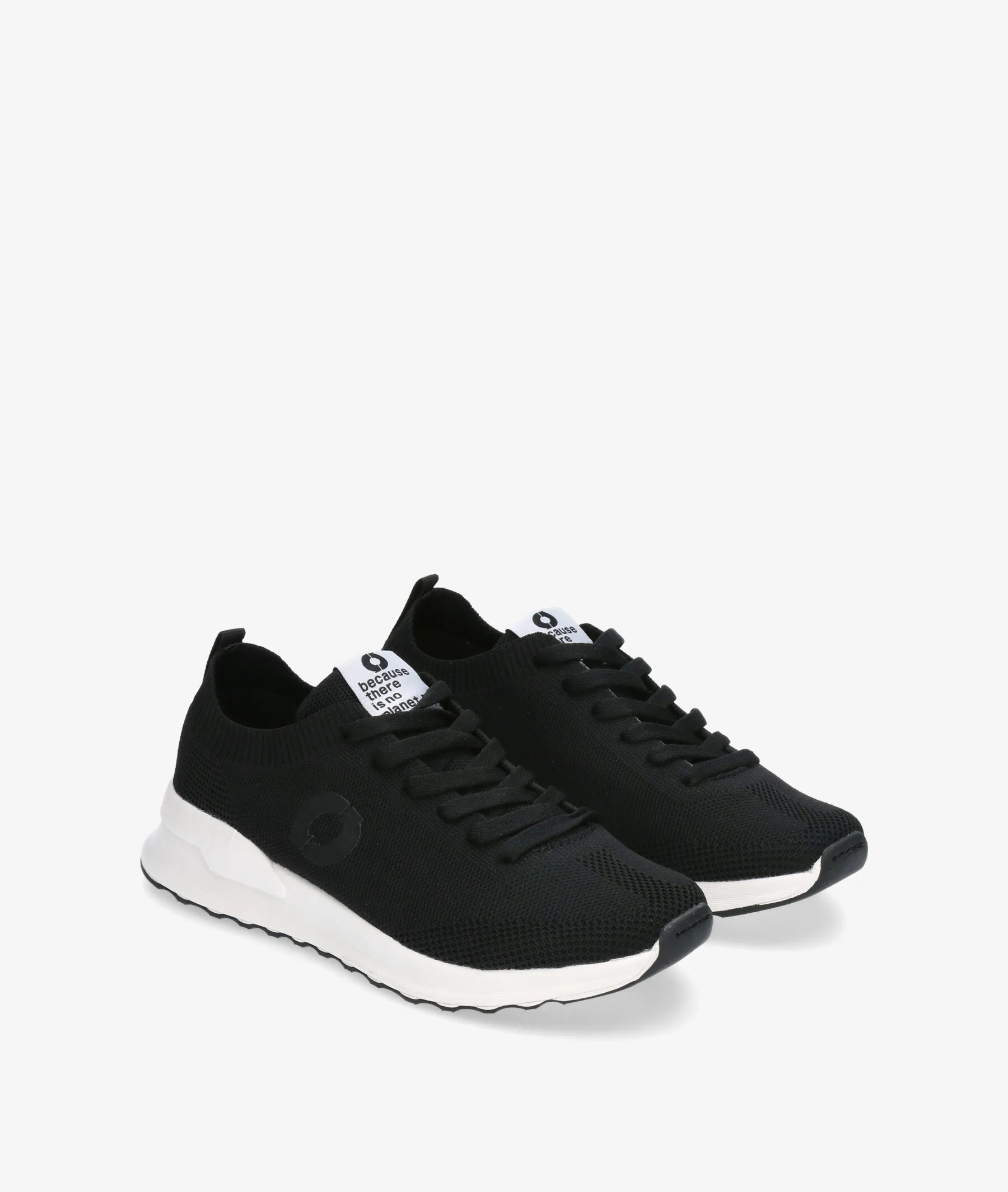 Deportivos Ecoalf PRINALF KNIT SNEAKER WOMAN en negro