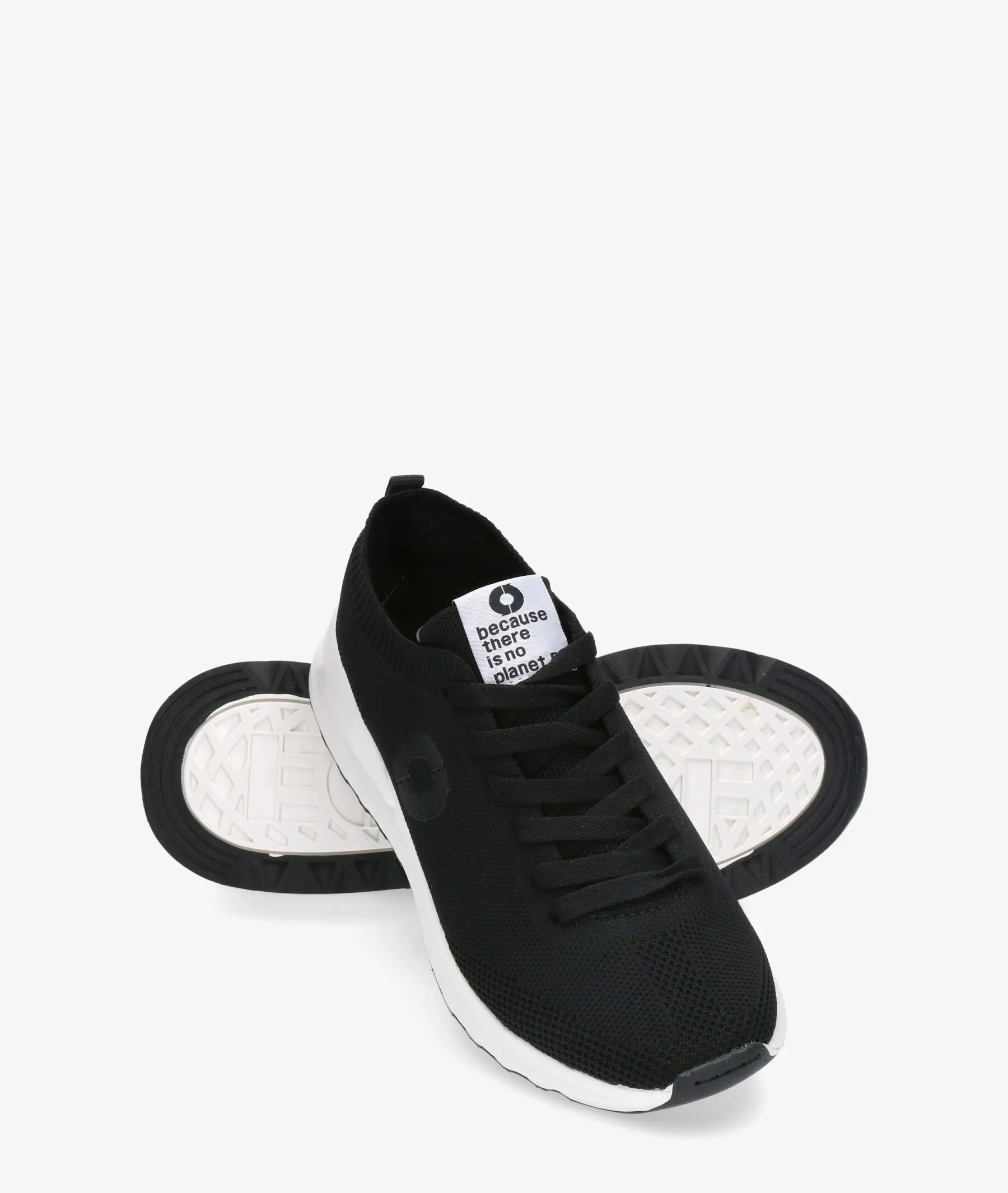 Deportivos Ecoalf PRINALF KNIT SNEAKER WOMAN en negro