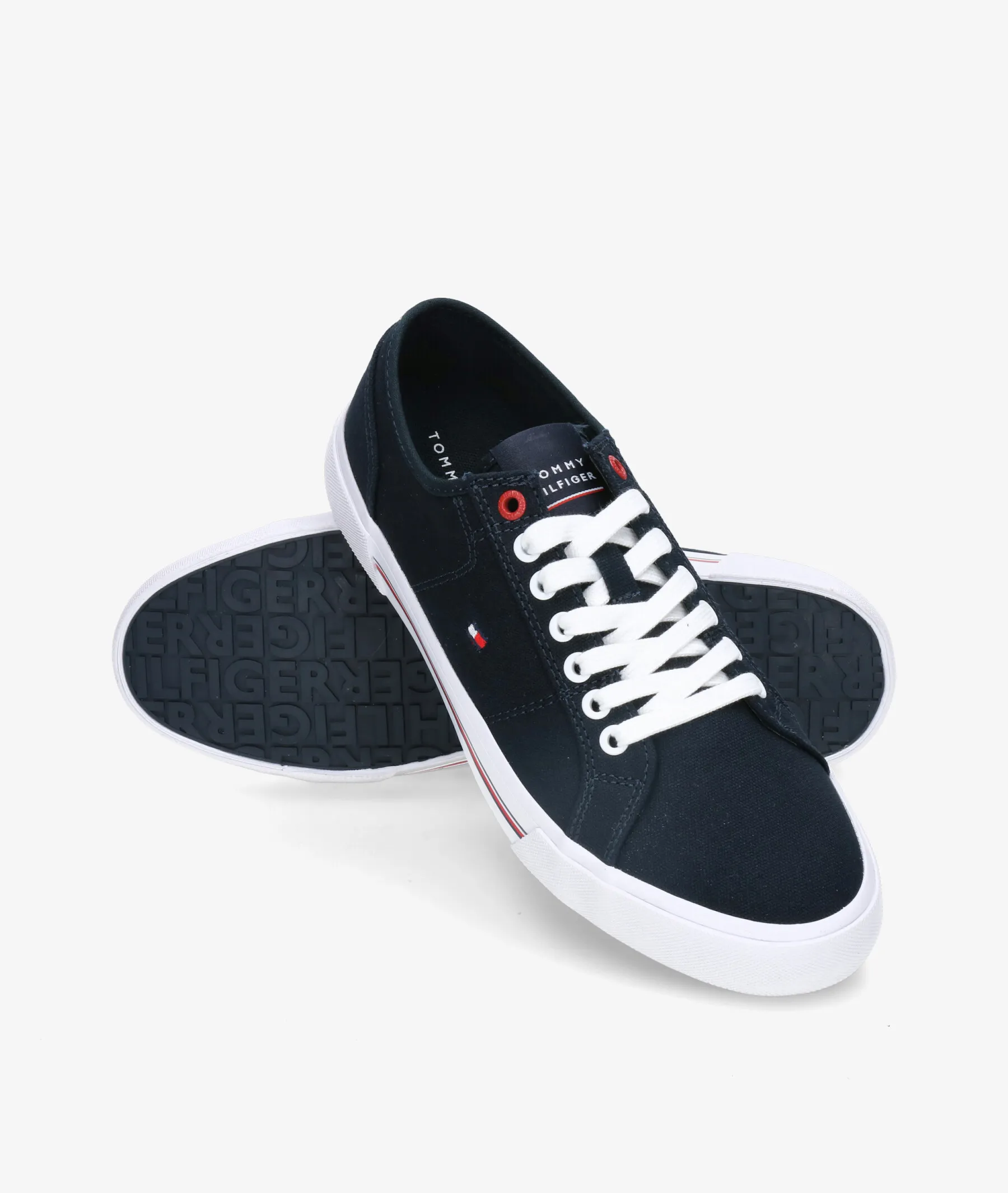 Deportivos Tommy Hilfiger  CORE CORPORATE CAVAS VULC en azul marino