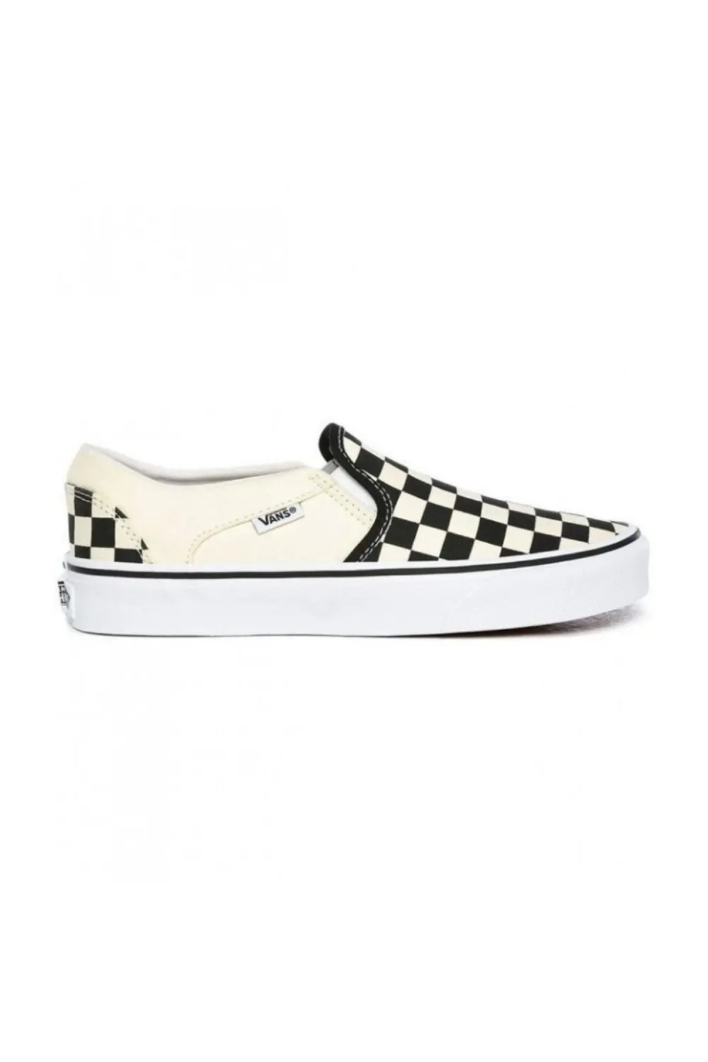 deportivos vans mn asher beige negro vn000seqipd1