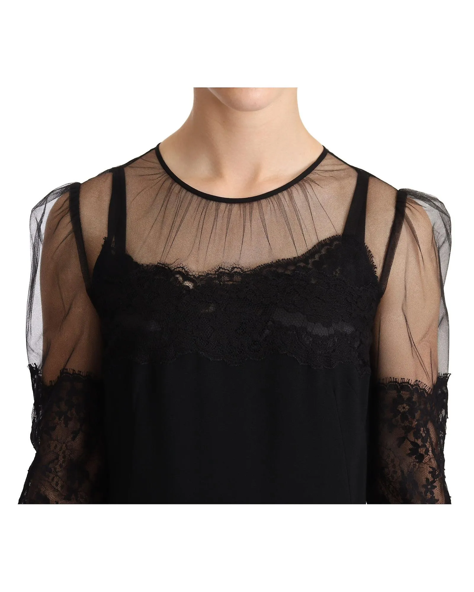 Dolce & Gabbana Gorgeous Sheer Floral Lace Maxi Dress