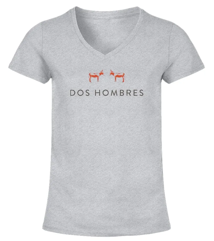 Dos Hombres Merch Camiseta cuello pico Mujer