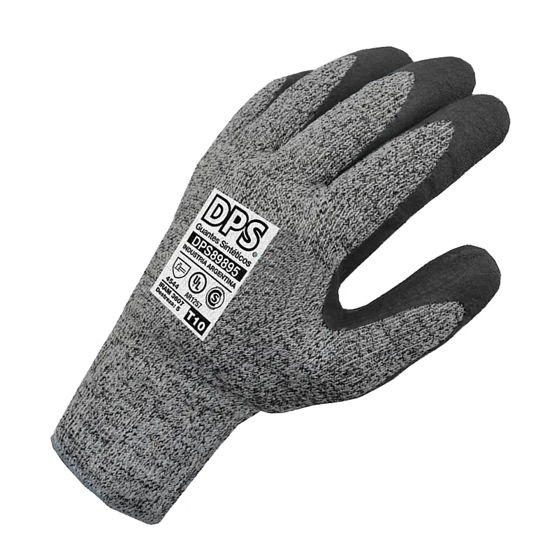 DPS GUANTES ANTICORTE RECUBIERTO LÁTEX NEGRO (8989)