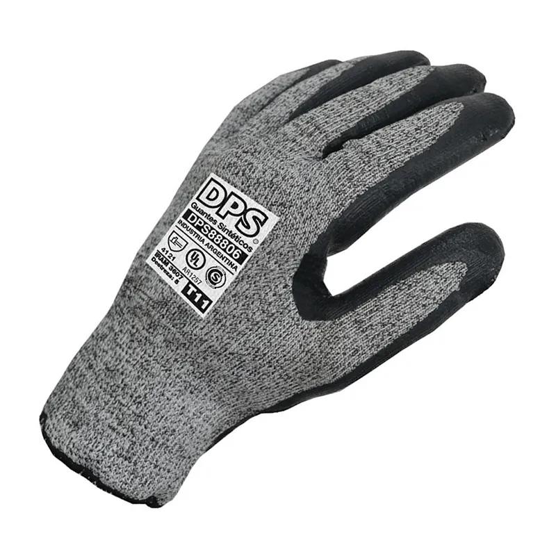 DPS GUANTES ANTICORTE RECUBIERTO NITRILO NEGRO (8880)