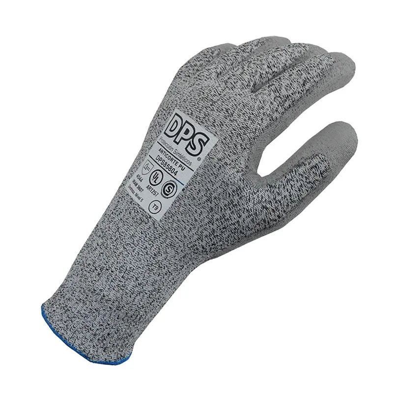 DPS GUANTES ANTICORTE RECUBIERTO PU GRIS (8580)