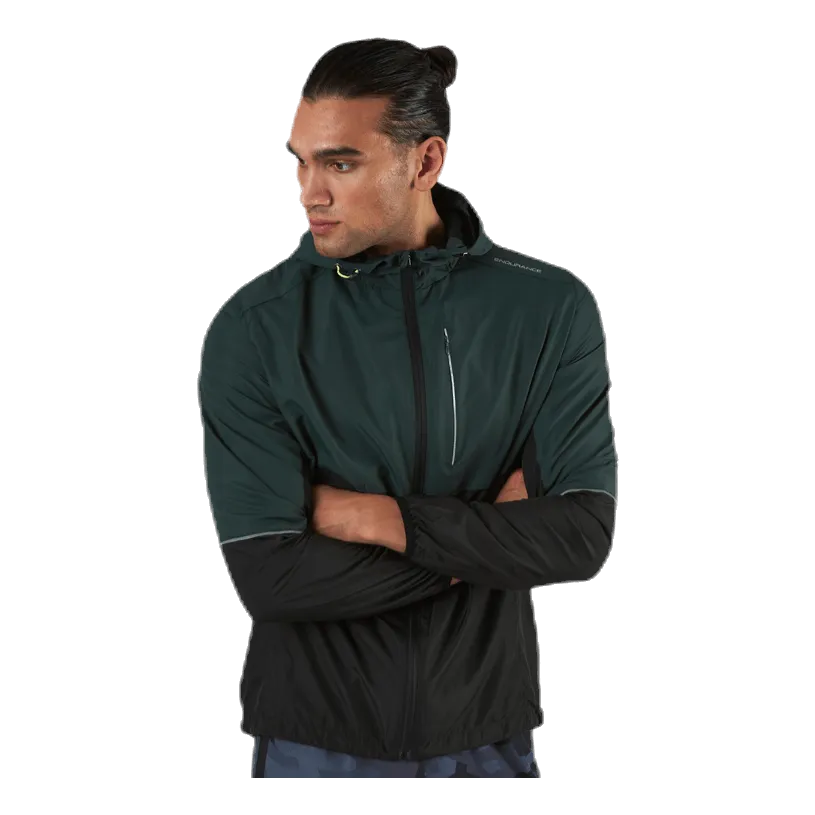 Endurance Thorow Running Jacket With Hood Green