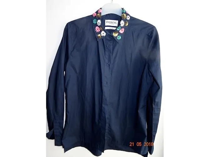 Essentiel Antwerp Falda Azul marino 