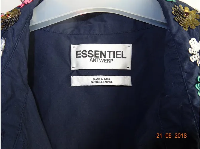 Essentiel Antwerp Falda Azul marino 