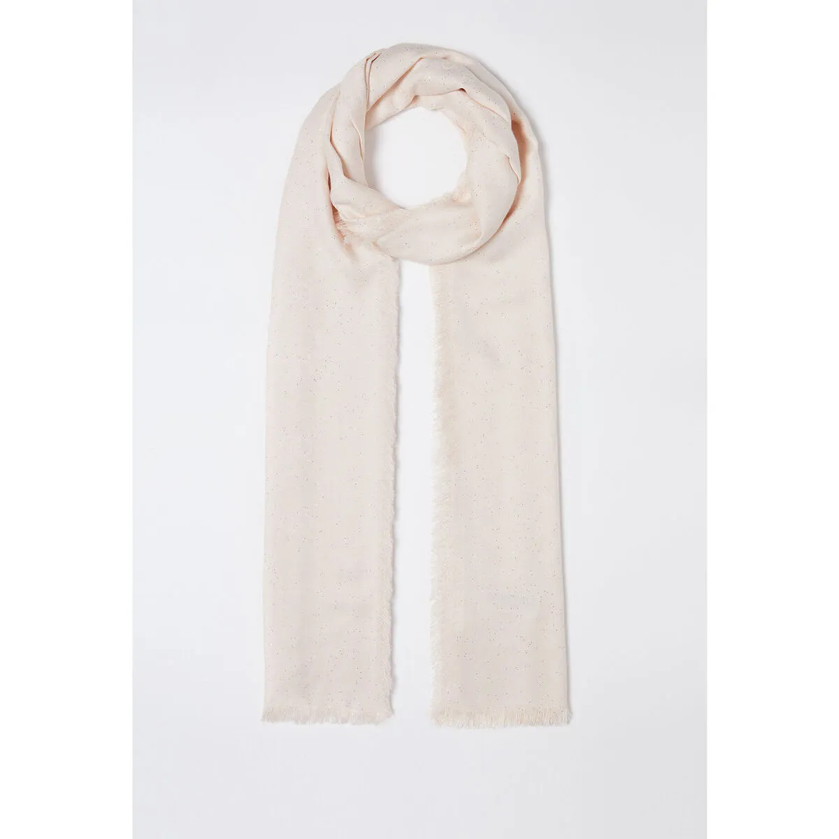Estola con logotipo jacquard