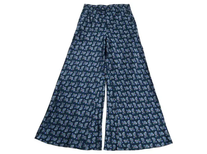 Etro NOCHE PALAZZO FR38 Azul marino 