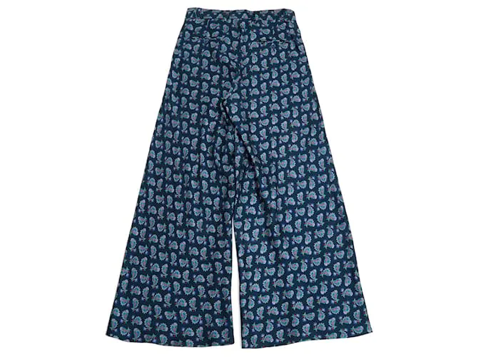 Etro NOCHE PALAZZO FR38 Azul marino 