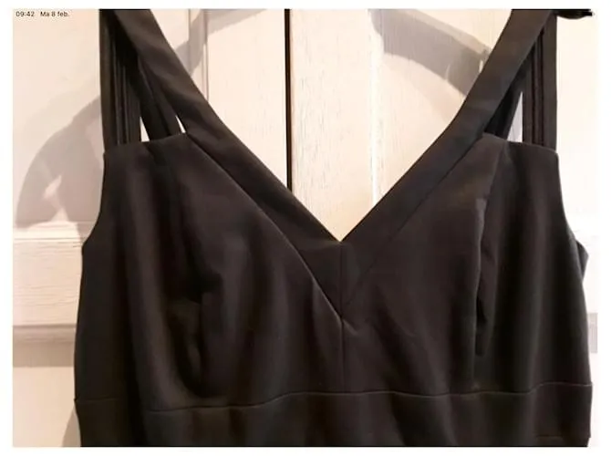 Eva Kayan Vestido con tirantes Negro 