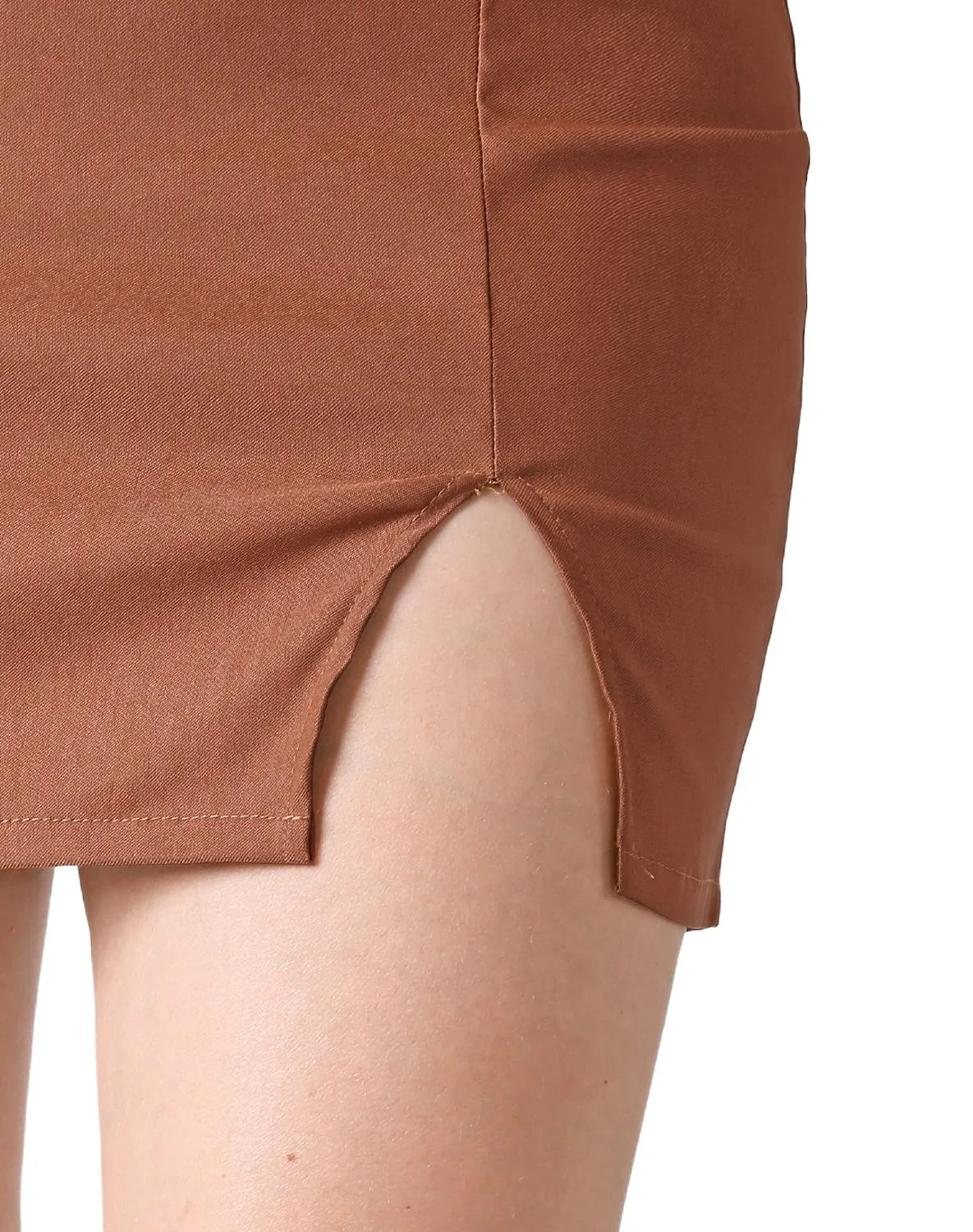 Falda Mujer Café Stfashion 79305024