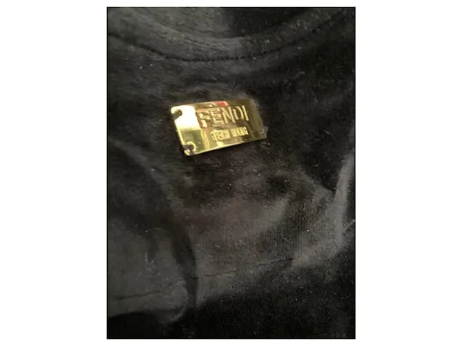 Fendi tees Negro 