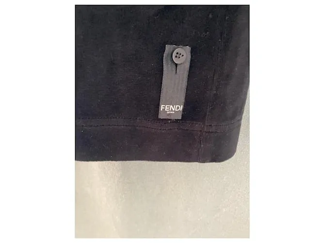 Fendi tees Negro 