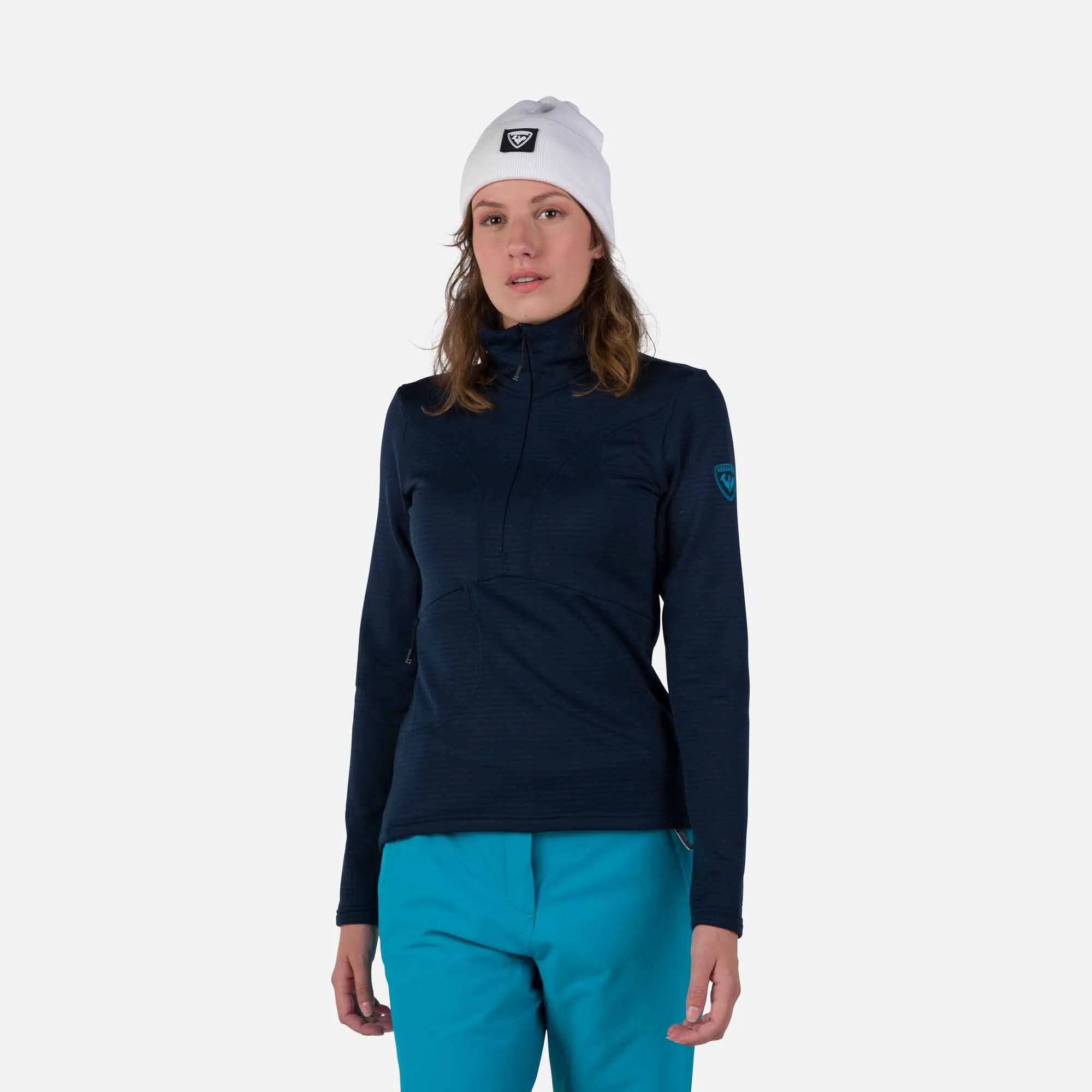 Forro polar mujer con media cremallera Blackside