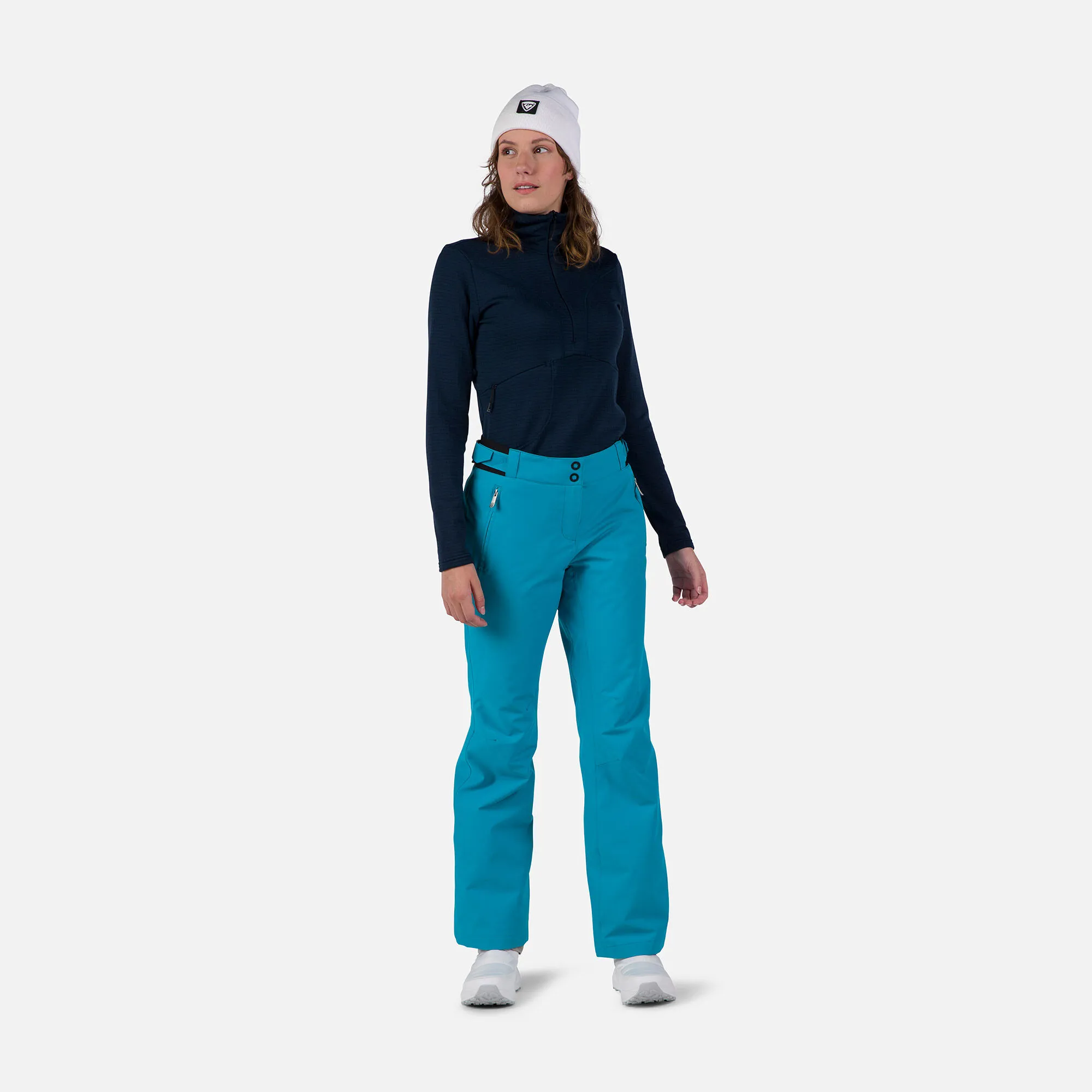 Forro polar mujer con media cremallera Blackside