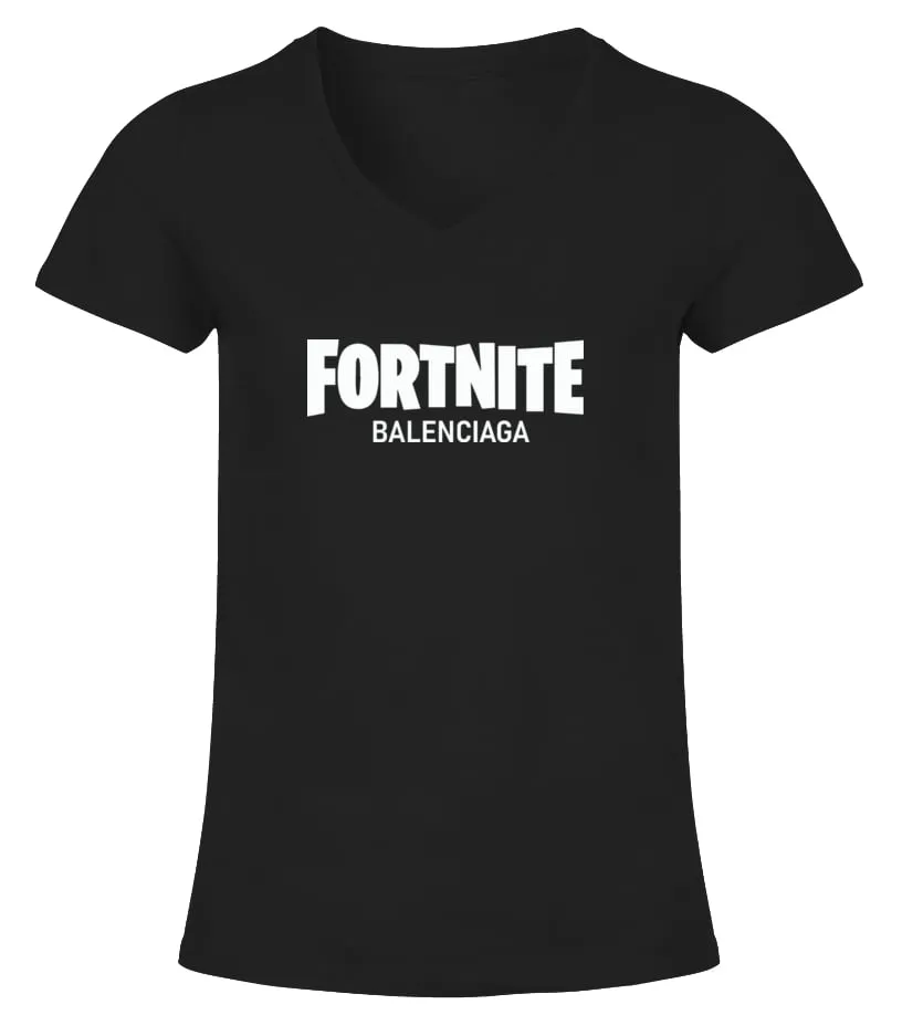 Fortnite Balenciaga Camiseta cuello pico Mujer