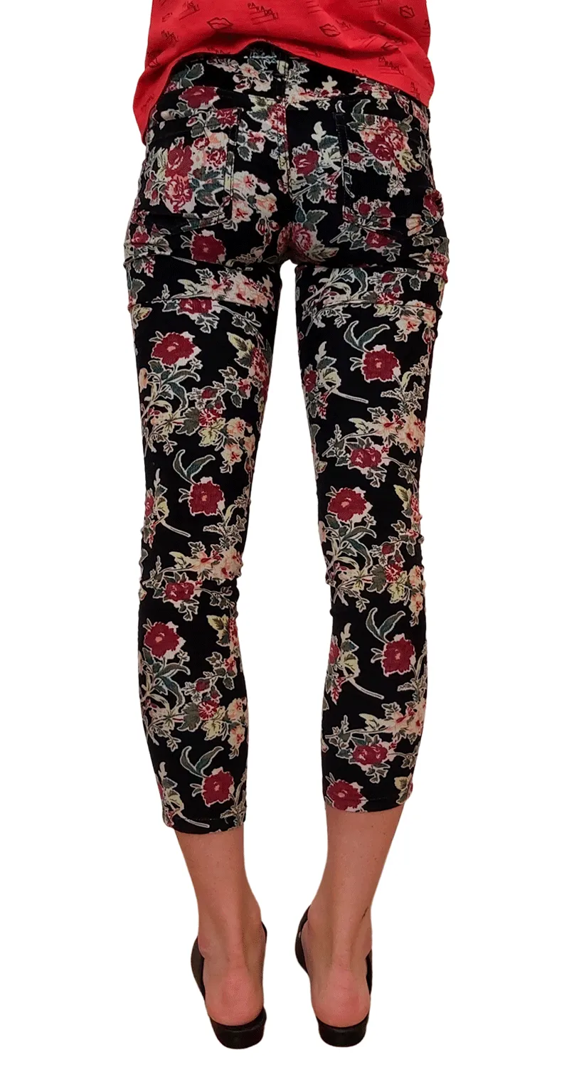 FREE PEOPLE Pantalón Cotelé Floral