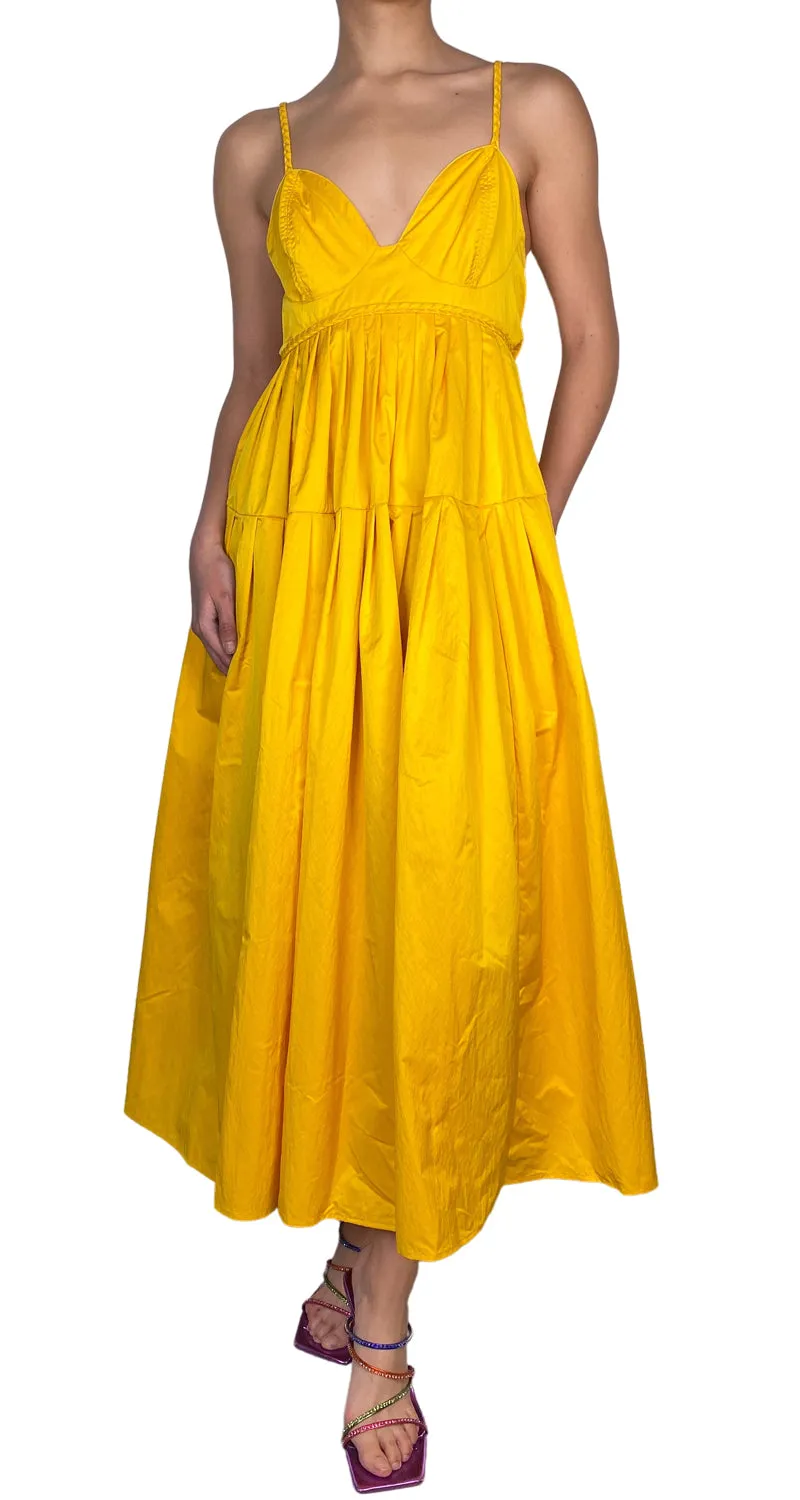 FREE PEOPLE Vestido Tirantes Trenzados