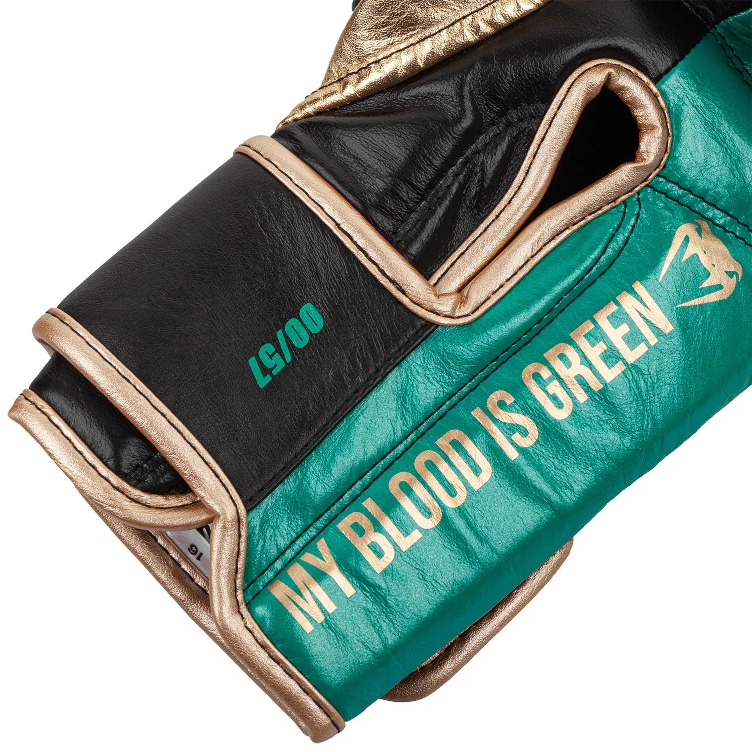 GUANTES DE BOXEO PROFESIONAL VENUM GIANT 2.0  EDICIóN LIMITADA WBC  VELCRO  VERDE METáLICO/ORO