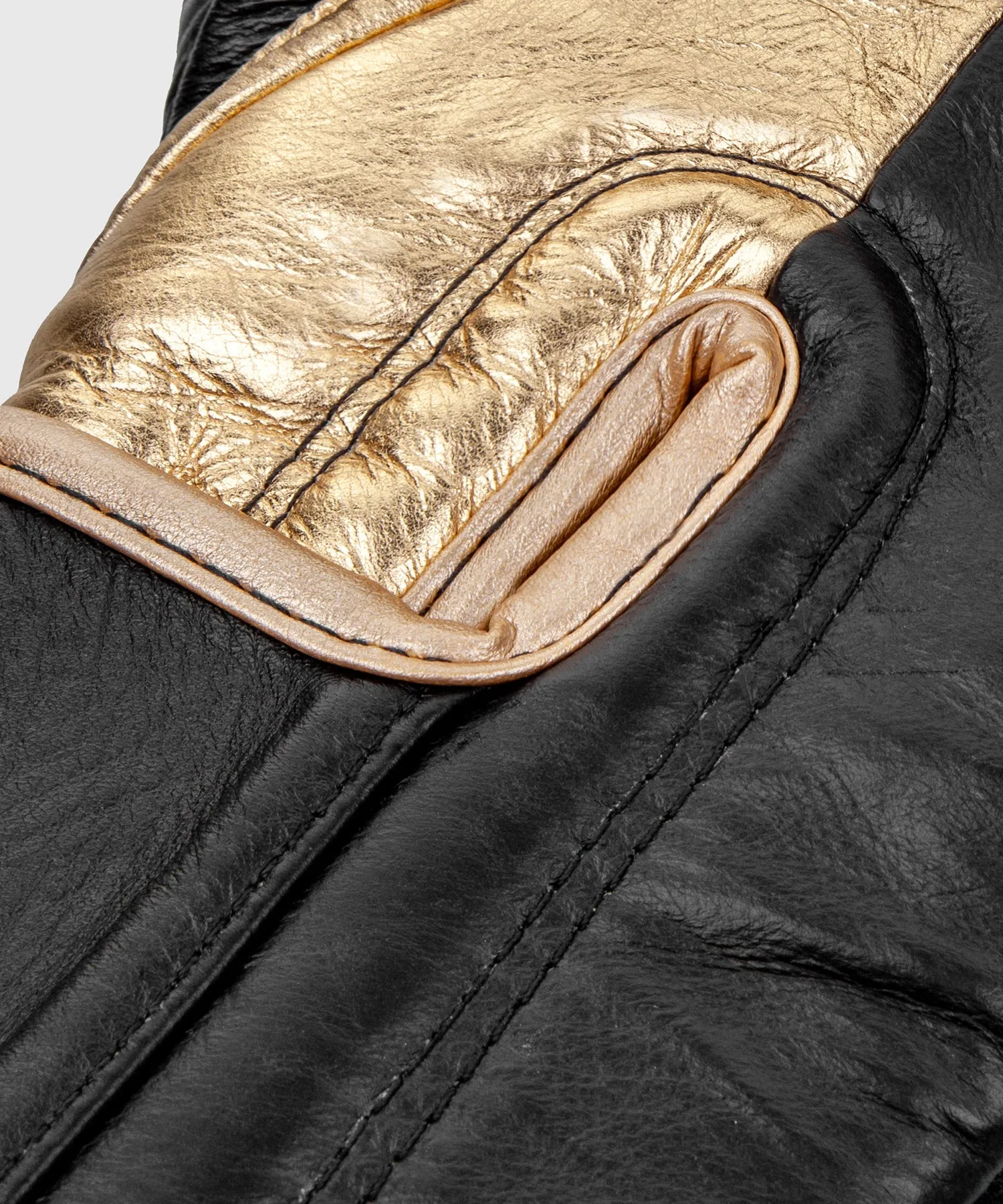 GUANTES DE BOXEO PROFESIONAL VENUM HAMMER – VELCRO  NEGRO/ORO