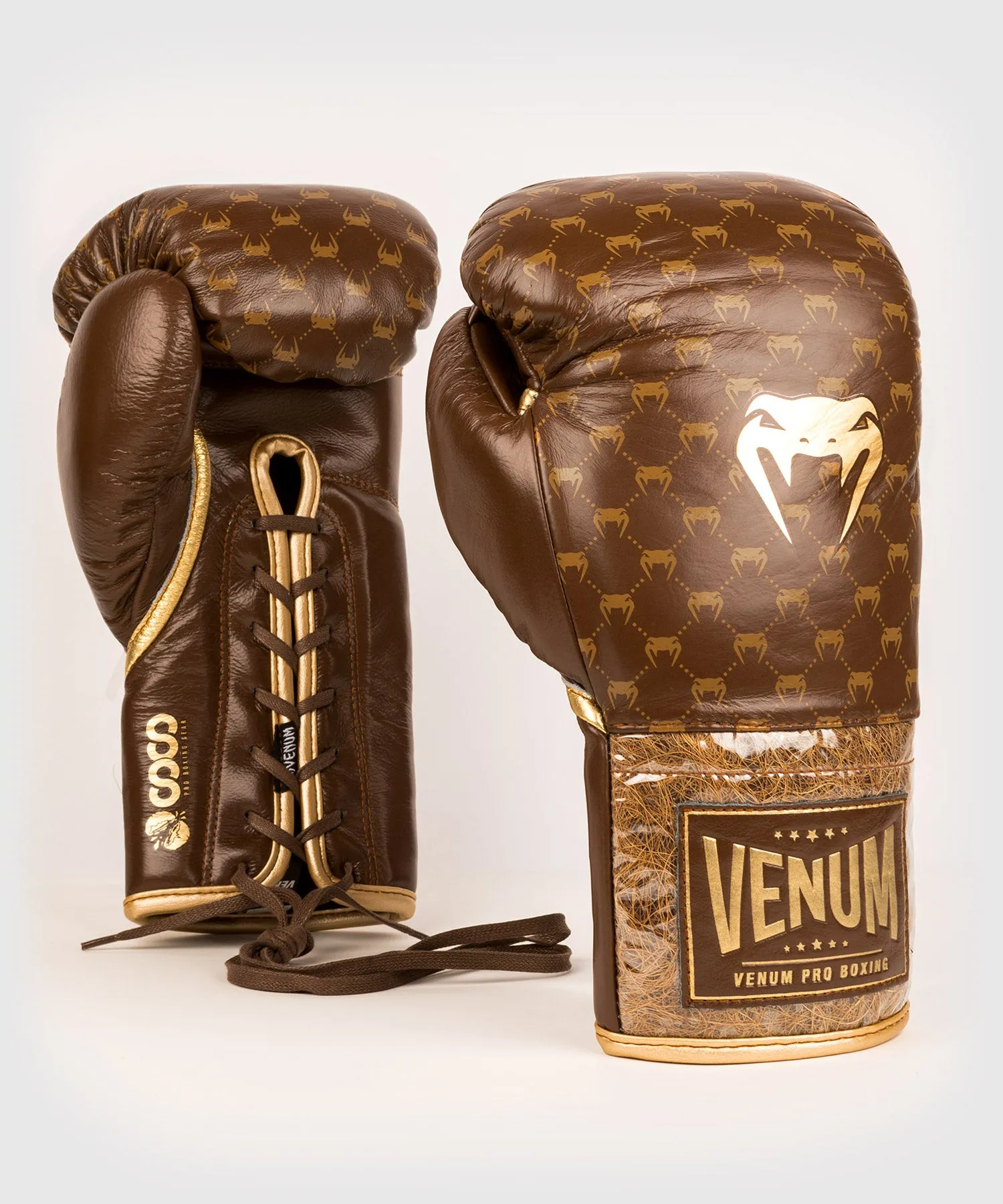 GUANTES DE BOXEO VENUM COCO MONOGRAM PRO   MARRóN GRISáCEO