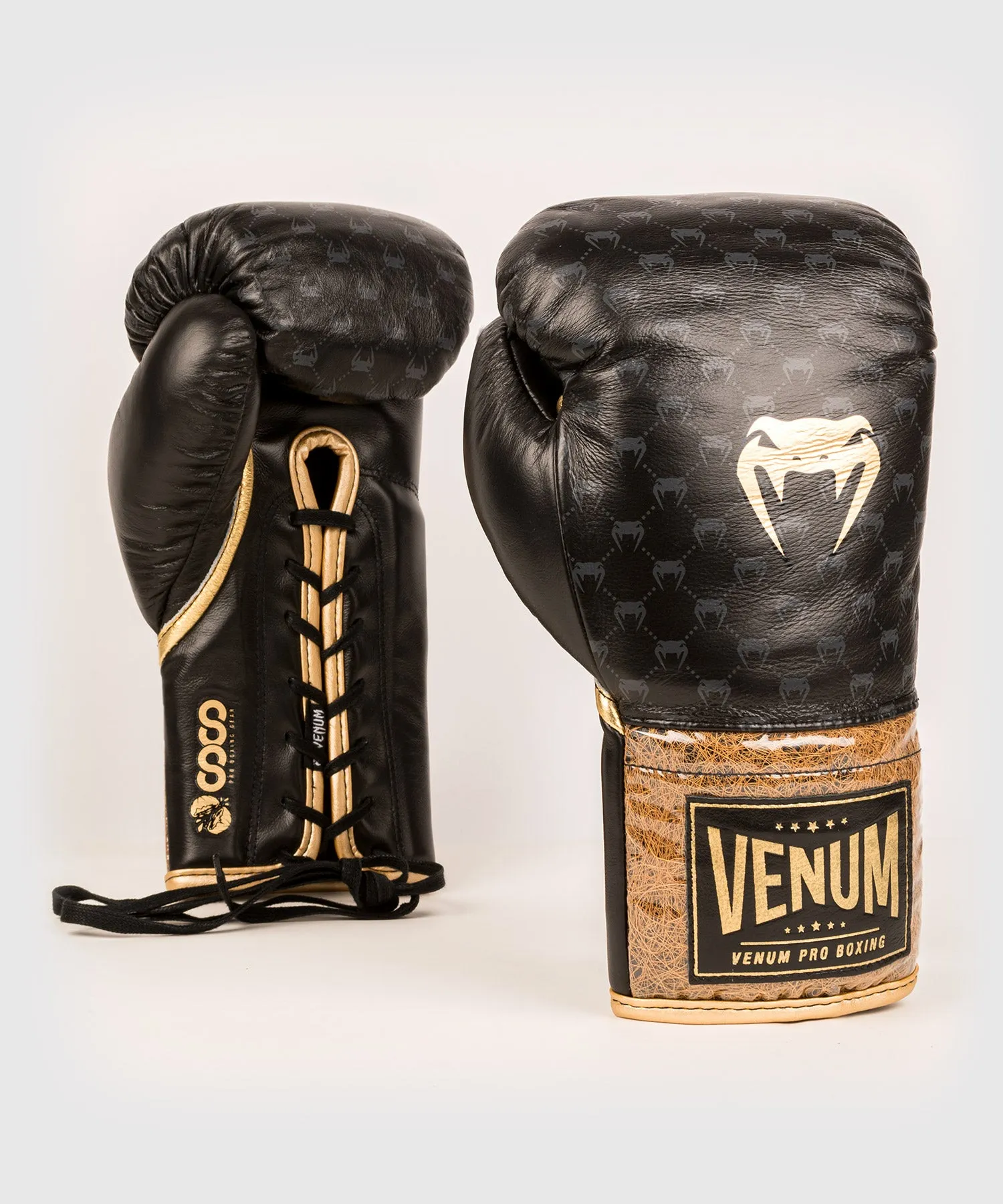 GUANTES DE BOXEO VENUM COCO MONOGRAM PRO  NEGRO INTENSO