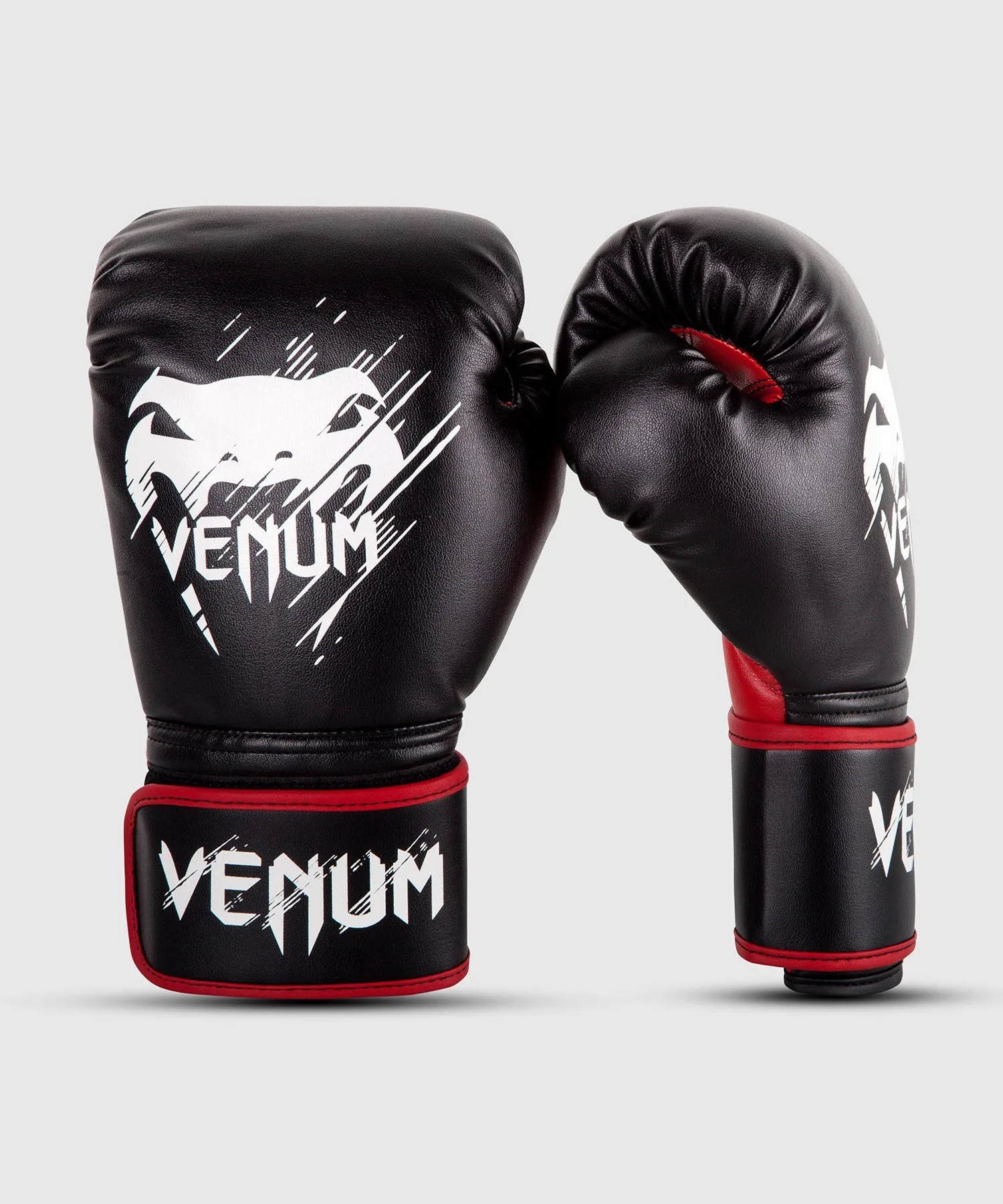 GUANTES DE BOXEO VENUM CONTENDER NIñOS  NEGRO/ROJO