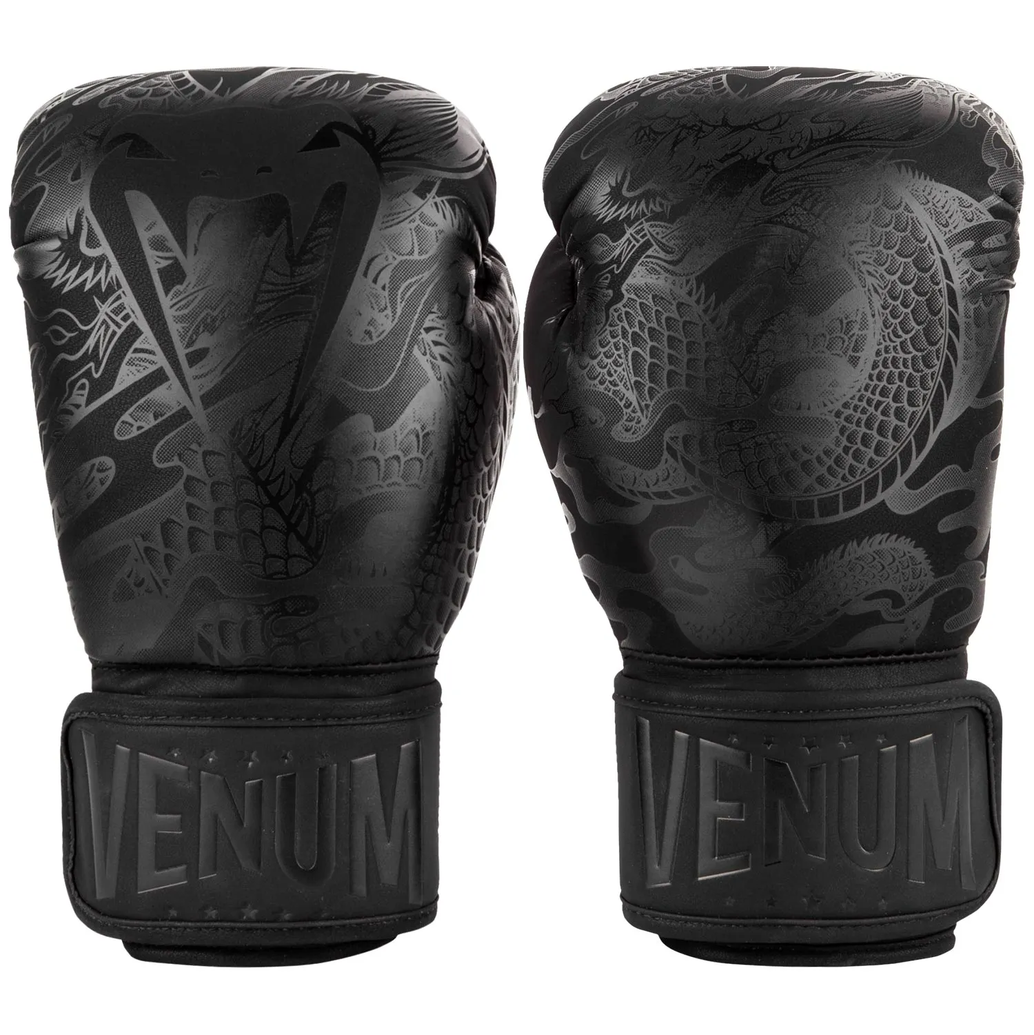 GUANTES DE BOXEO VENUM DRAGON'S FLIGHT  NEGRO/NEGRO